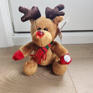 Like new 1999 Sears "Twinkles" Reindeer stuffy